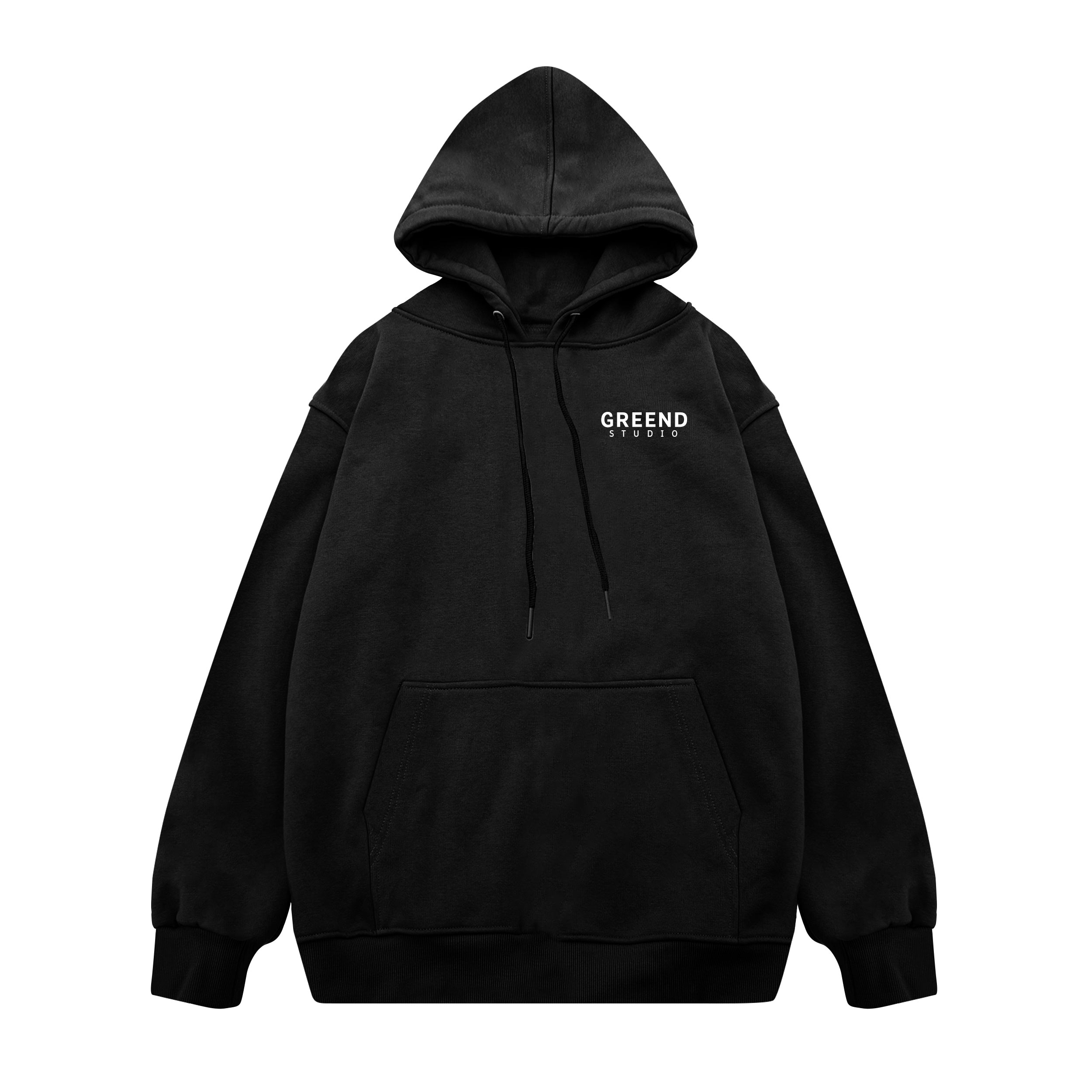 Hoodie Nỉ Bông Unisex Basic TyPo Greend Design 2021 HD03