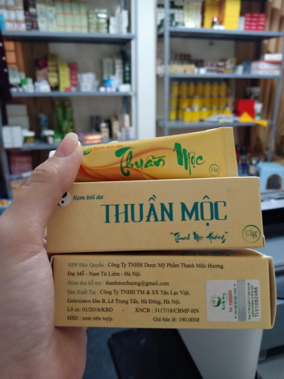 KEM BÔI DA THUẦN MỘC 13G