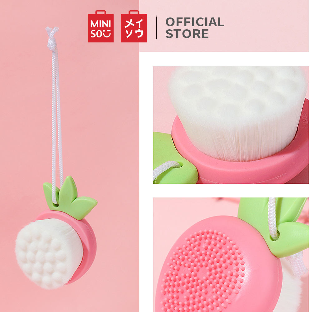 Cọ rửa mặt Fruit Series Miniso Facial Cleansing Brus (Strawberry)