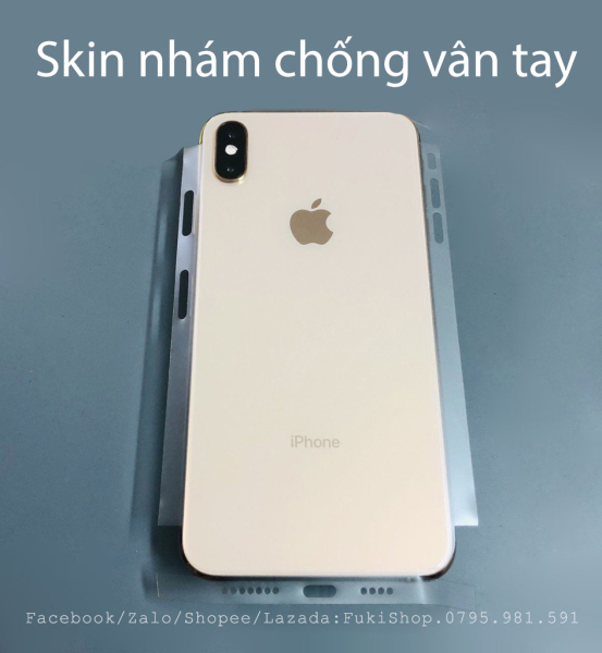 Tấm dán Skin iPhone trong suốt nhám chống vân tay ip6 7 8 X XR XS XS Max 7Plus 6Plus 8Plus 11 11pro 11 pro max