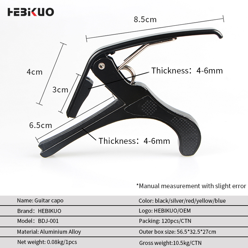 Capo Guitar Giá Rẻ Hebikuo BJ-001
