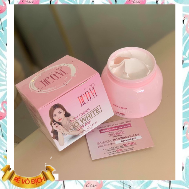 [HCM]KEM BODY  TRẮNG DA TOO WHITE THU THỦY