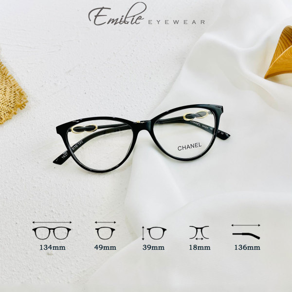 Giá bán Gọng kính mắt mèo nhiều kiểu dáng hottrend Emilie eyewear 2021 phụ kiện thời trang