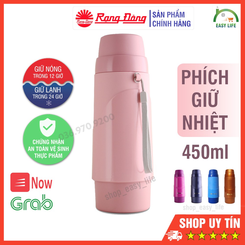 [ HÀNG TỐT - GIÁ RẺ ] Phích Nước Mini Rạng Đông 450ml , bình giữ nhiệt