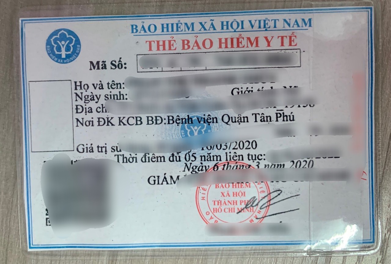 [HCM]SÉT 2 BAO NHỰA BỌC THẺ BẢO HIỂM Y TẾ