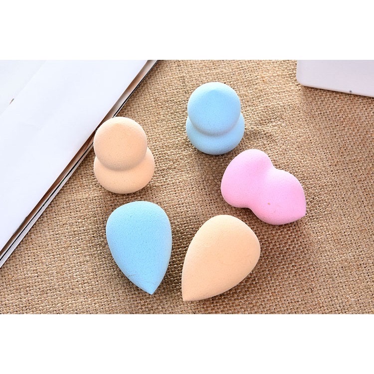 COMBO 2 Bông Mút Tán Kem Nền Hình Hồ Lô