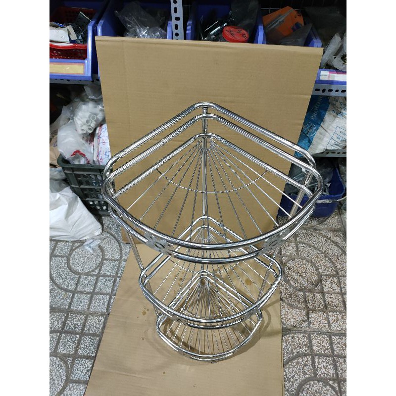 Kệ Góc Xà Bông Inox Đứng - 2 Size