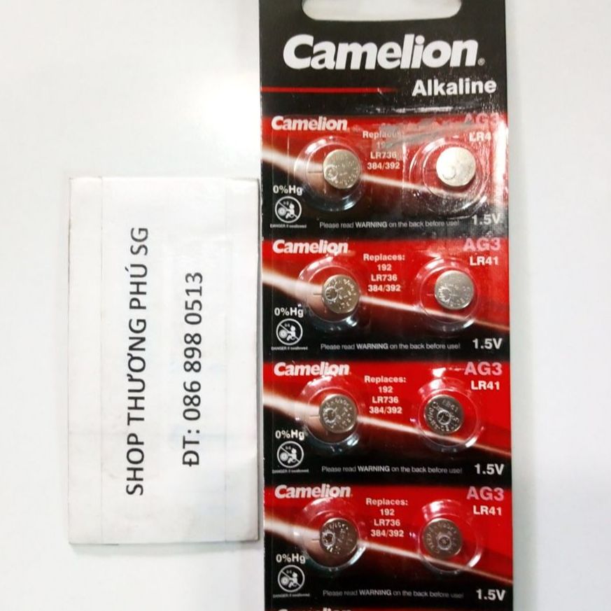 Pin camelion: ag3 lr41, g3, lr41, 192, gp92a, 392, sr41w, l736f /
