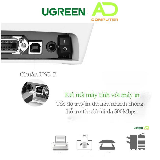 Cáp máy in USB 2.0 UGREEN US104