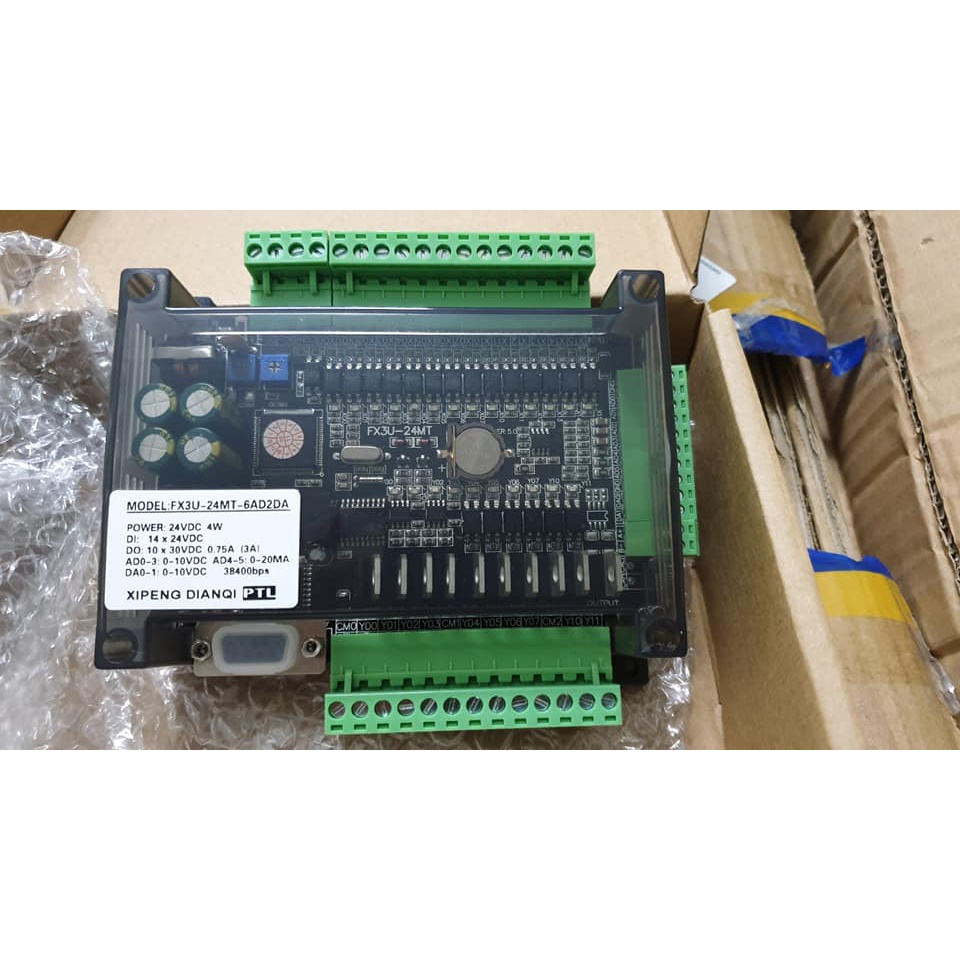 Main board, mạch lập trình plc mitsubishi fx3u 6ad2da rs485 rtc 14mr 14mt 24mt 24mr 32mt 32mr 30mr 48mt 48mr 56mt 56mr