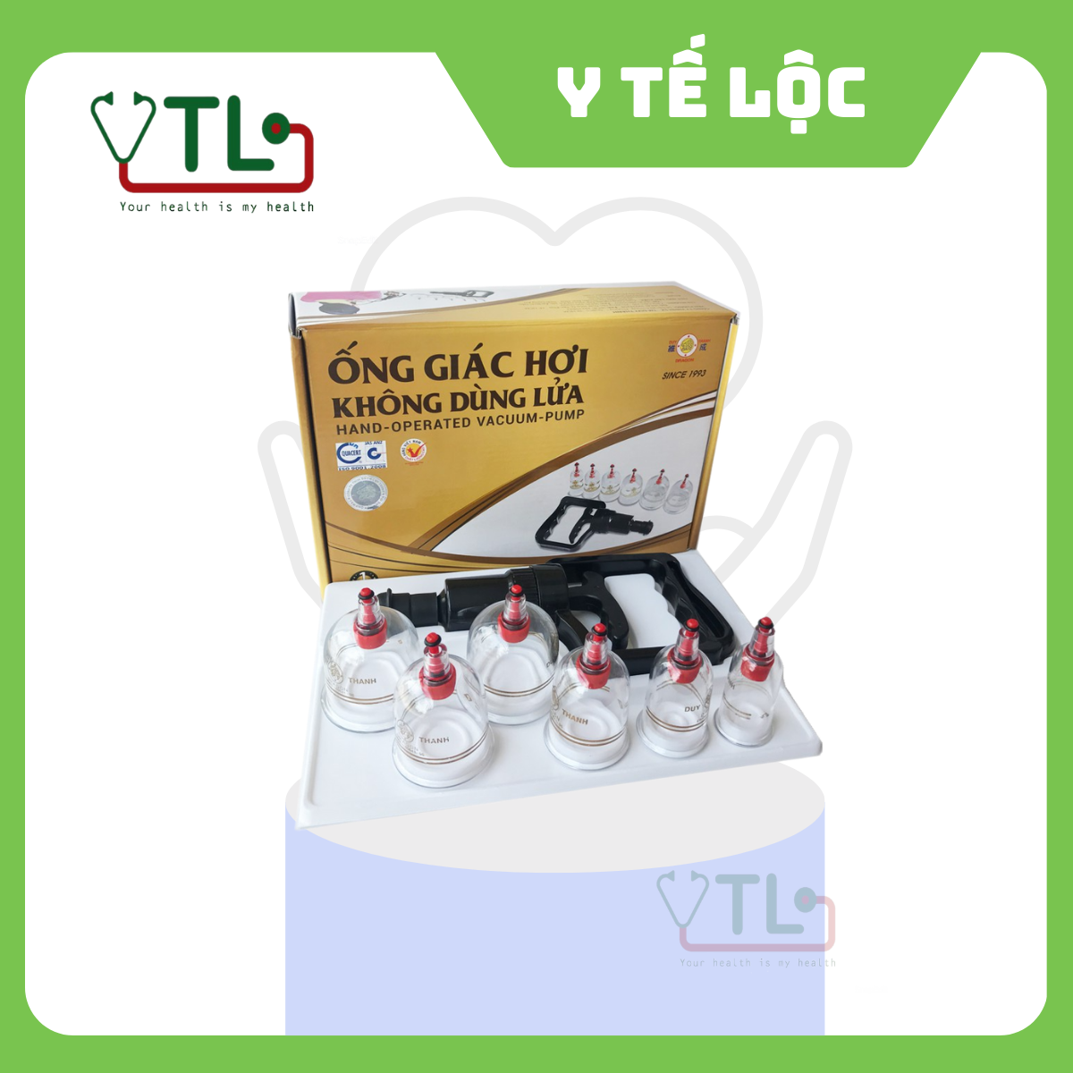 Ygh05 single fire Free cupping set (6 cupping tube)