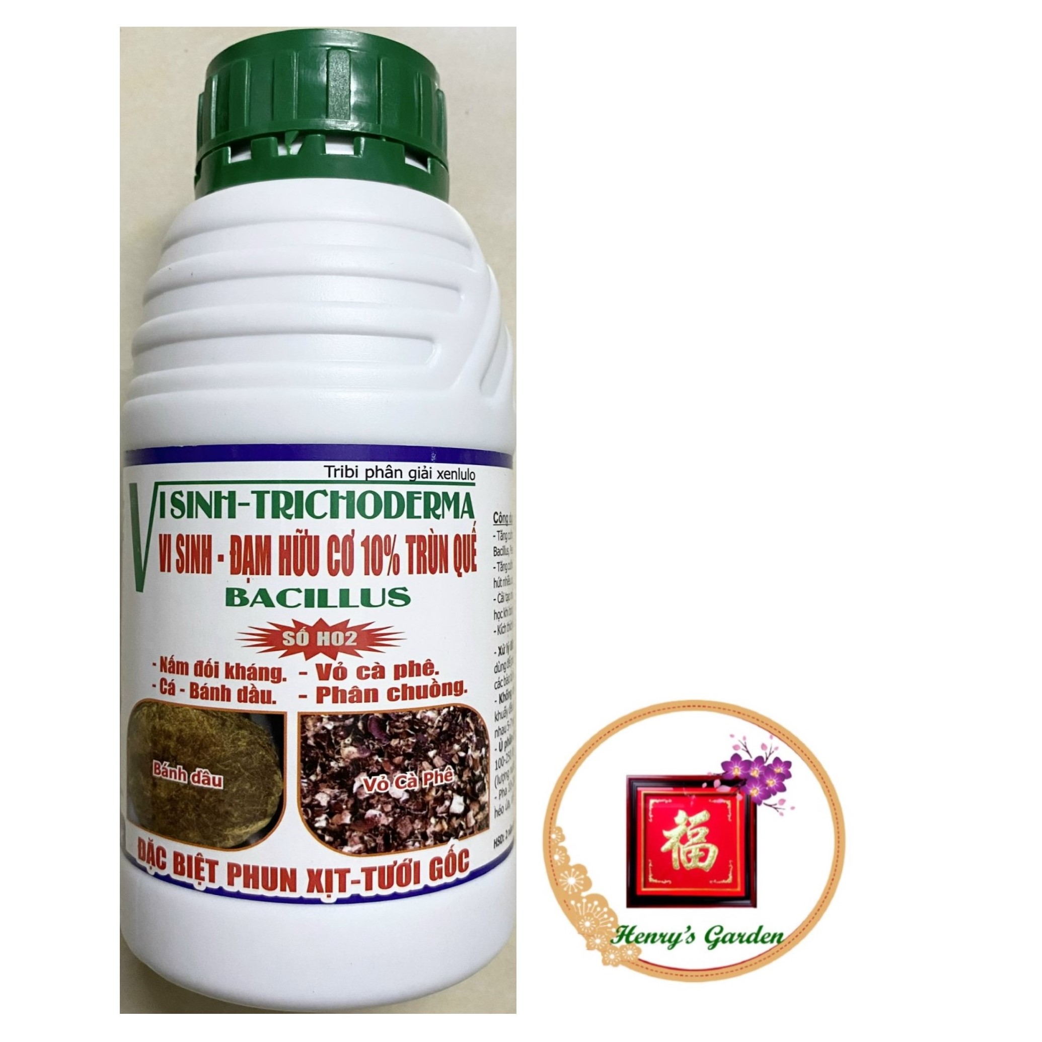 Trichoderma bacillus ra rễ mạnh, ngừa thối rễ, vàng lá - #622a# 500ml