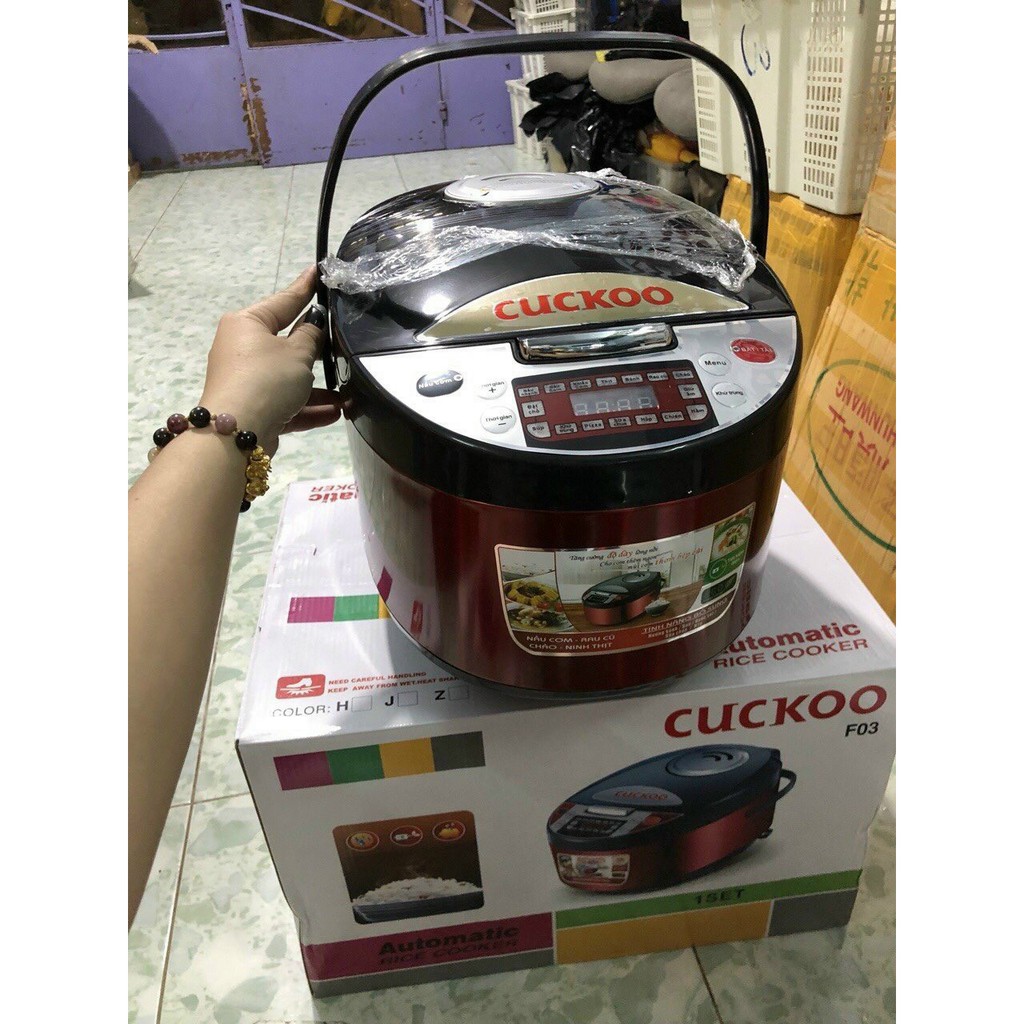Nồi Cơm Điện Tử Cuckoo CR-689 F03 2.2L Chế độ nấu cơm 4 chiều giúp cơm ngon đều - Các chế độ nấu cơm, cháo, ninh, hầm, thổi xôi - BH 12 THÁNG MEGA BIG 5.0