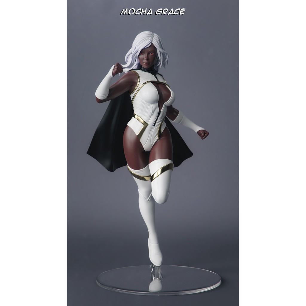 File in 3D Female Super Hero