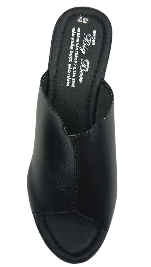 Dép Đế Xuồng Nữ Da Bò BIGBEN DNX533