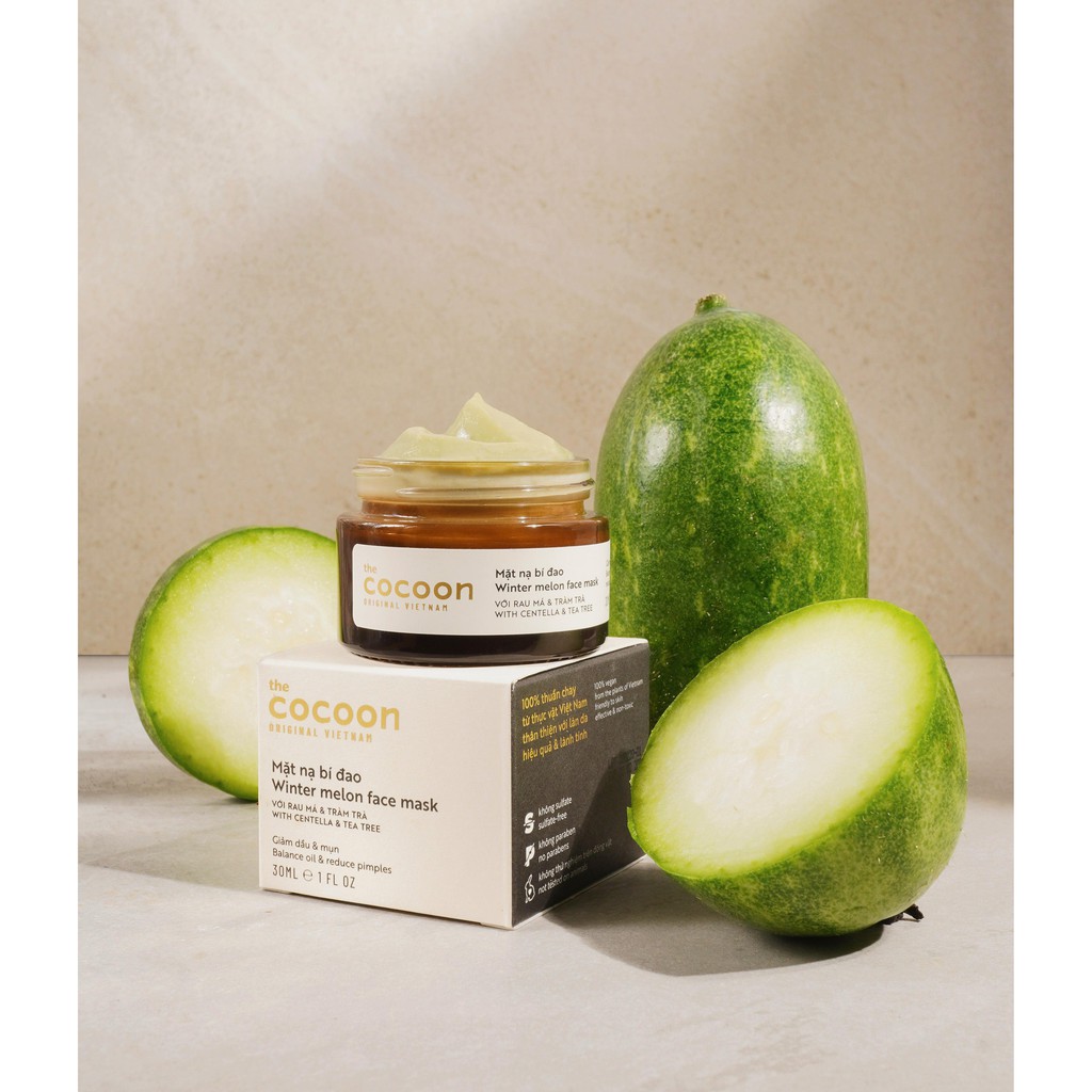 Mặt Nạ Bí Đao The Cocoon Winter Melon Face Mask 30Ml