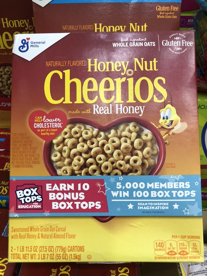 Bánh ngũ cốc ăn sáng Cheerios mật ong 779g
