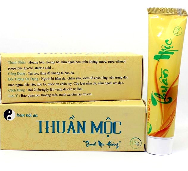 Kem bôi da trị ngứa Thuần Mộc