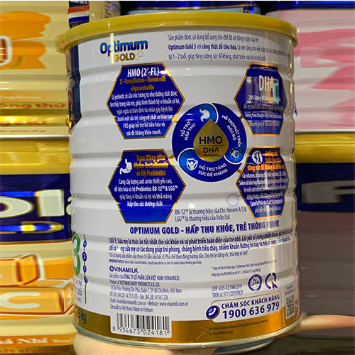 Vinamilk Optimum Gold 3 - 1450g