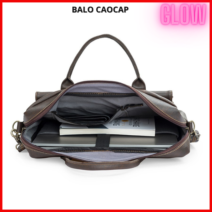 Cặp da công sở cao cấp đựng laptop15in6 mẫu mới nhất 2025