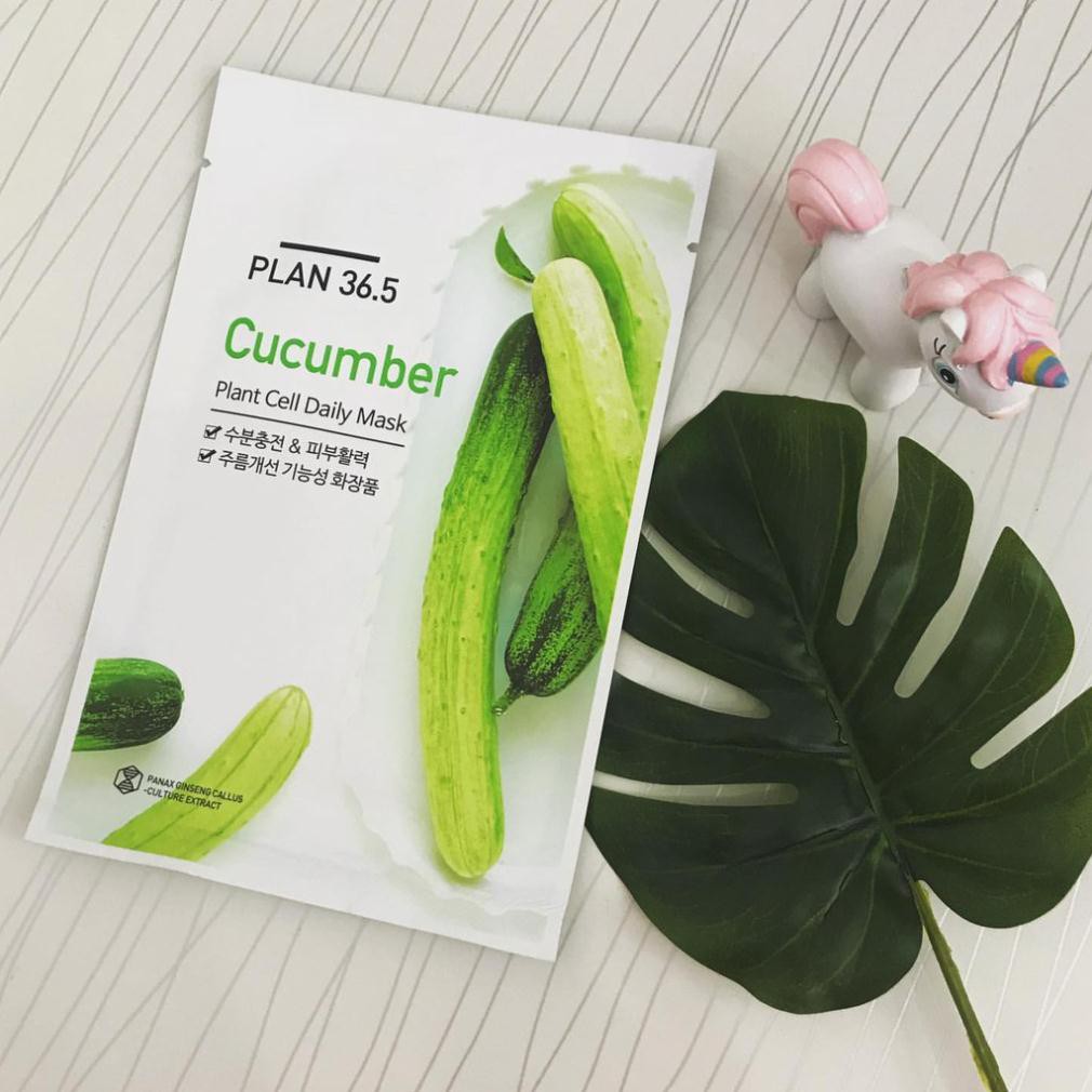 COMBO 5 MIẾNG MIX CÁC LOẠI MẶT NẠ Plan 36.5 Hàn Quốc