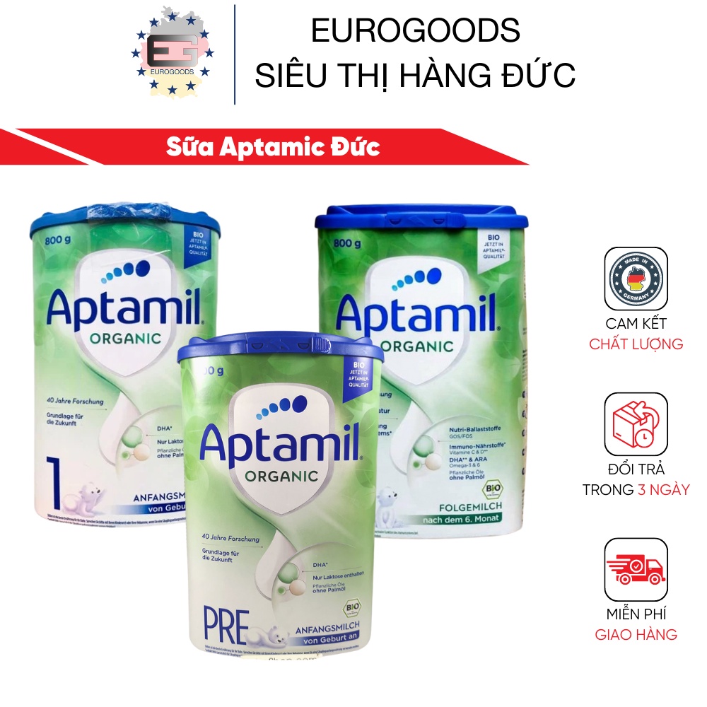 Sữa Aptamic Đức HÀNG CHUẨN Sữa Aptamil Organic Đức Số 1