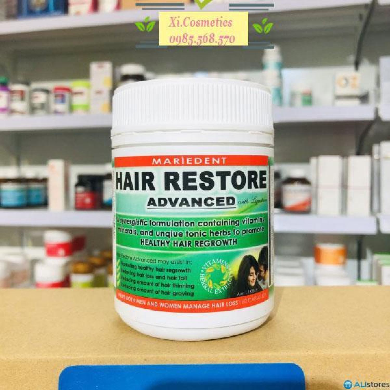 Hair Restore Advance - Viên uống chống rụng tóc, kích thích mọc tóc 60 viên