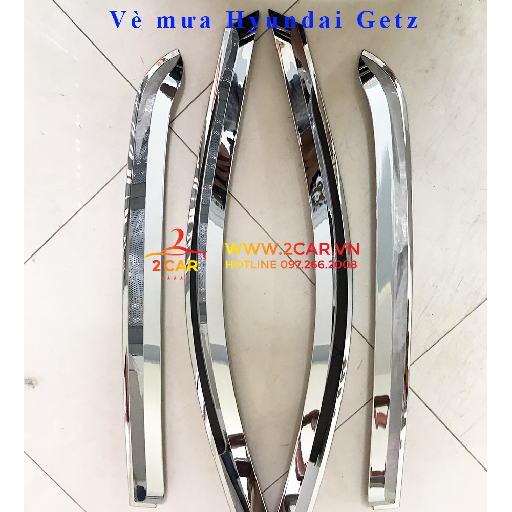 Vè che mưa Hyundai Getz mạ crom cao cấp