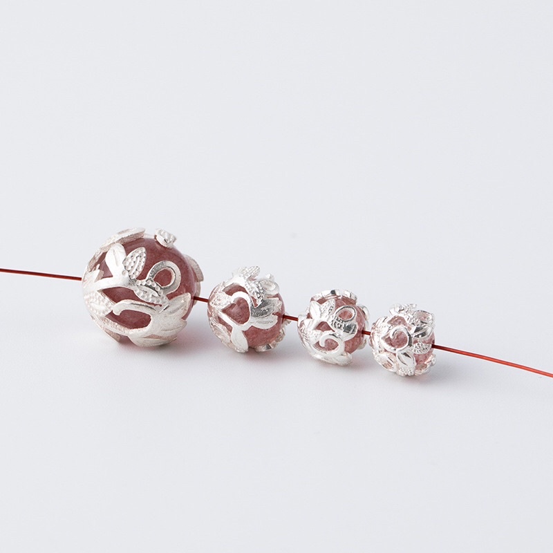 [S925] Charm bạc bọc đá - MH084