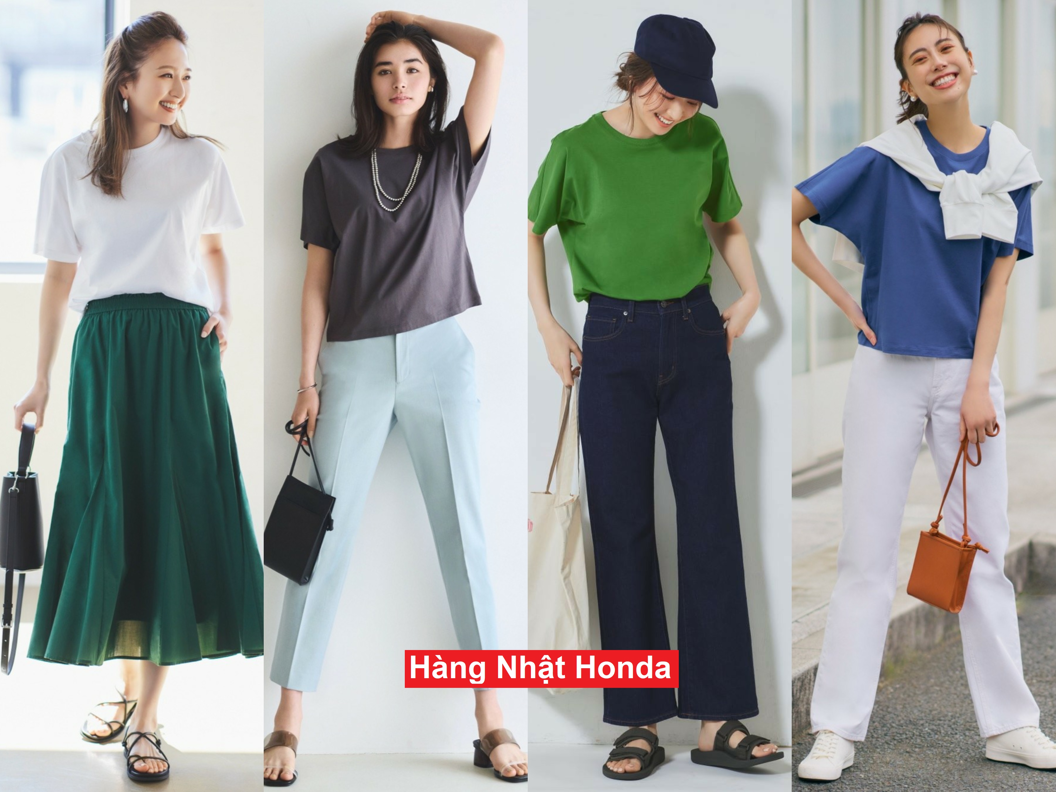 [Auth Uniqlo] Áo Thun Cotton Tay Ngắn - Tag Nhật
