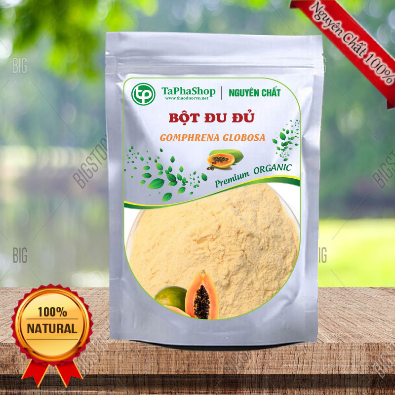 Bột đu đủ nguyên chất 500g - tấn phát