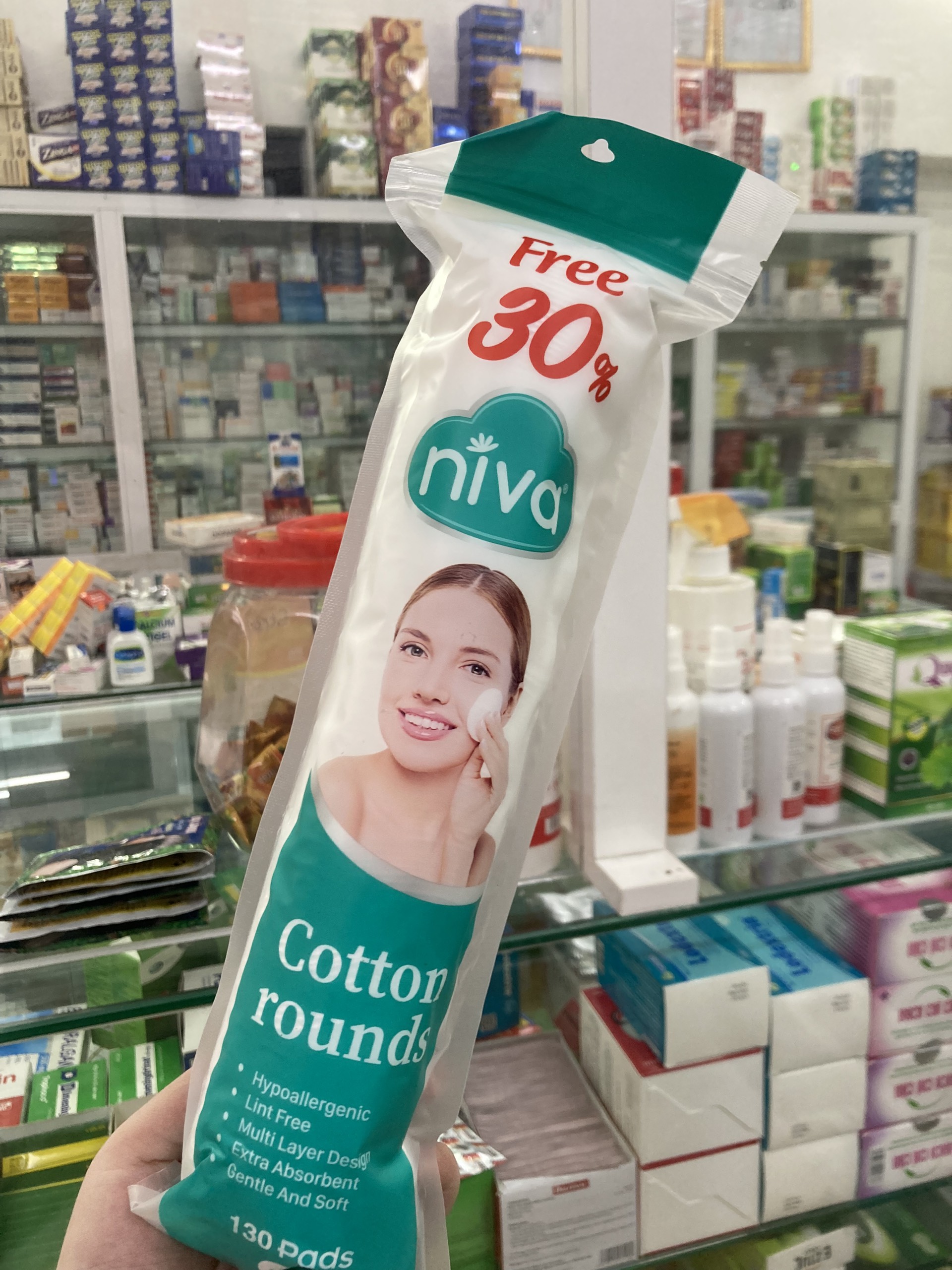 Bông tẩy trang Niva