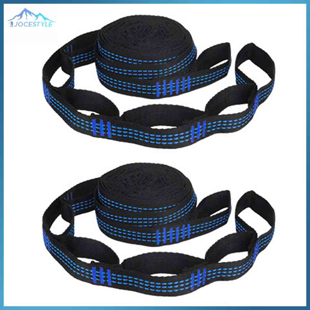 2 chiếc băng quấn ngoài trời có thể điều chỉnh dây đai cây võng chắc chắn, dây treo, sợi polyester