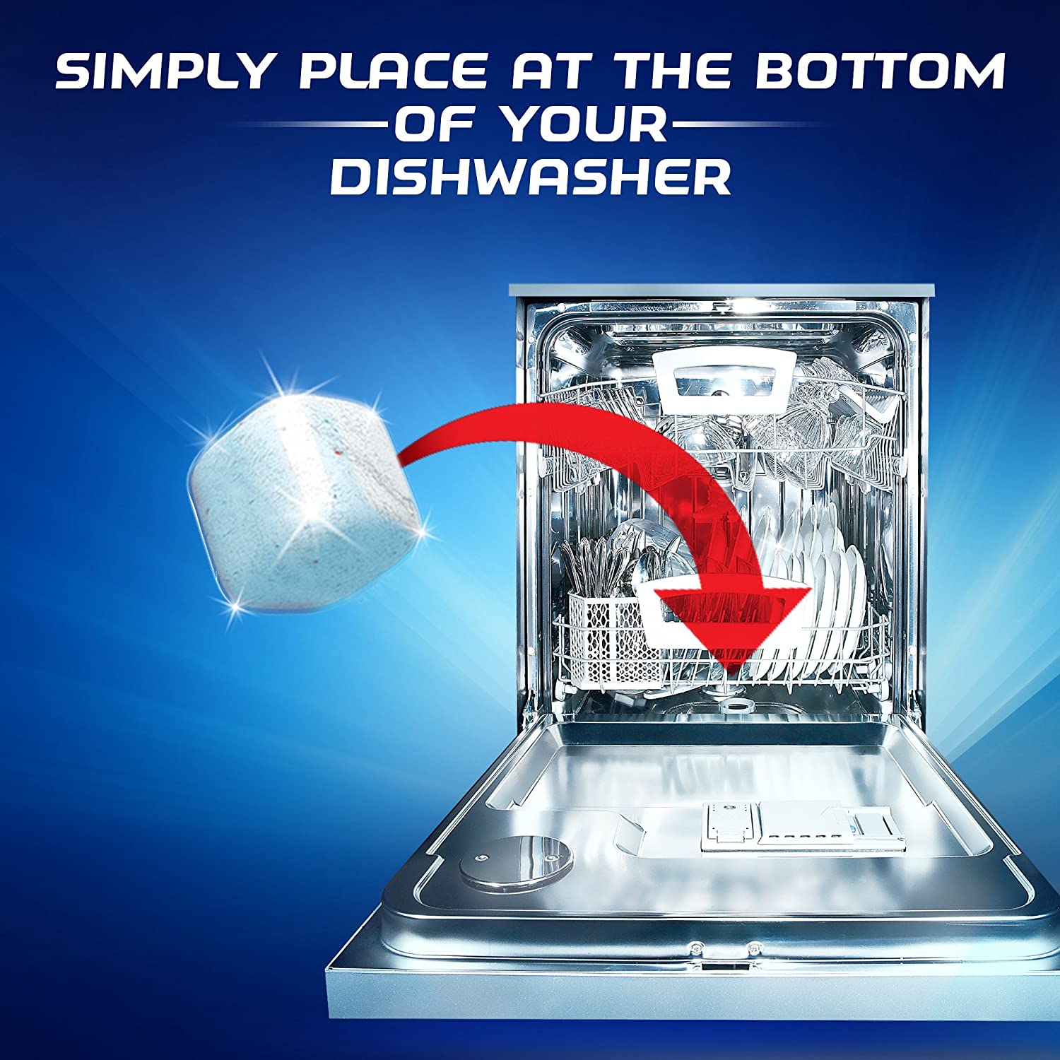 Viên vệ sinh máy rửa bát Finish – Vỉ 3 viên