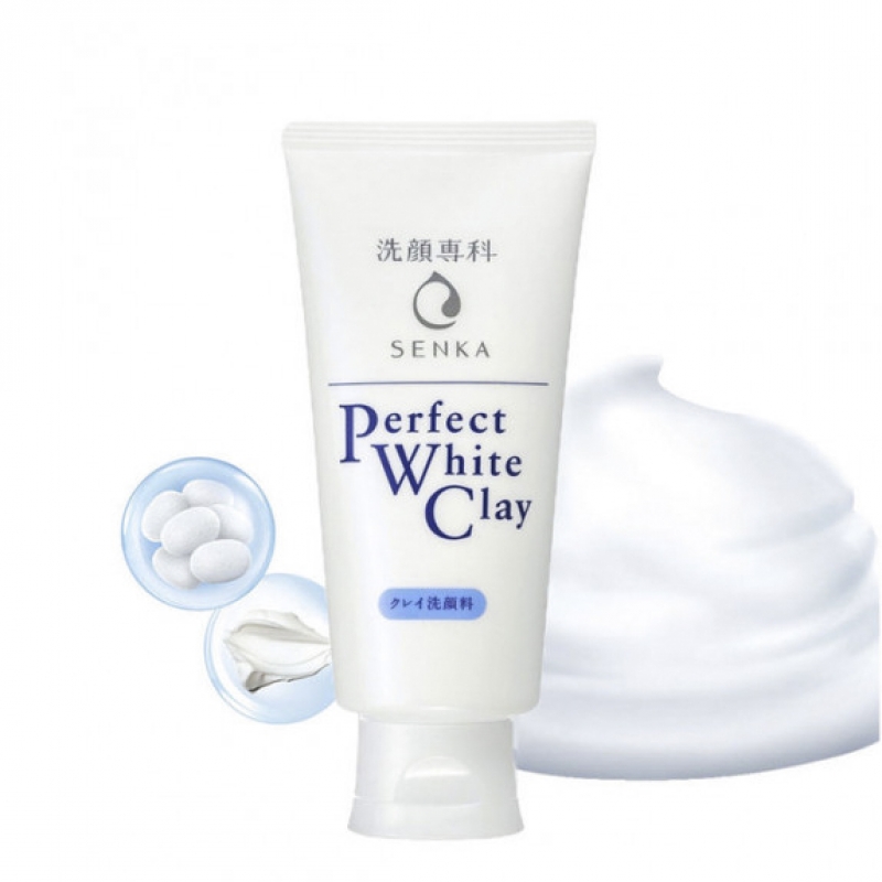 Sữa Rửa Mặt Senka Perfect White Clay 120gr