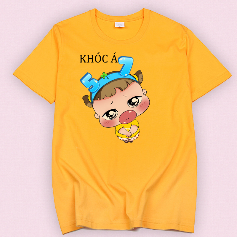 ÁO THUN IN HÌNH QUỲNH AKA " KHÓC Á " , CHẤT VẢI MỀM MỊN THOÁNG MÁT - ALV72 - LAVIESHOP