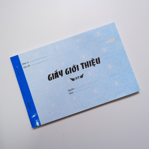 Giấy giới thiệu - giấy tốt 70gsm - 50 tờ/quyển