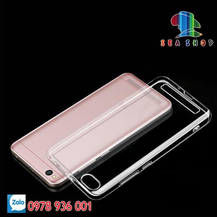 Ốp lưng Xiaomi RedMi 5A Nhựa dẻo - trong suốt