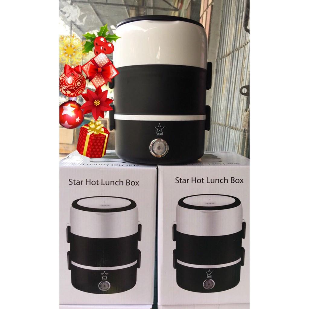 Hộp Cơm Cắm Điện Inox 3 Tầng - Sevenmart