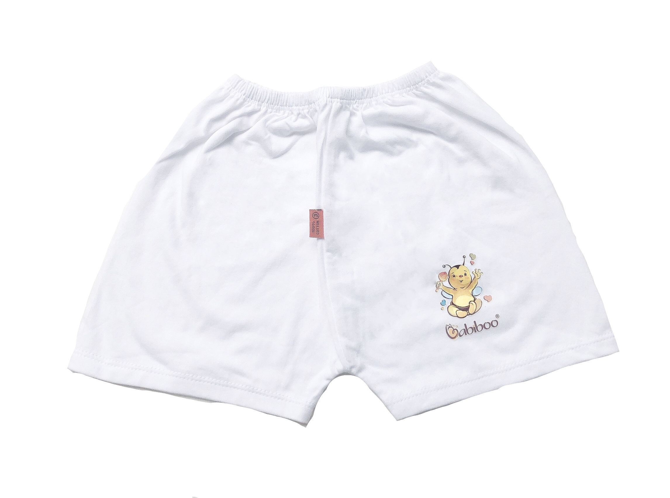 Quần ngắn cotton sơ sinh Babiboo