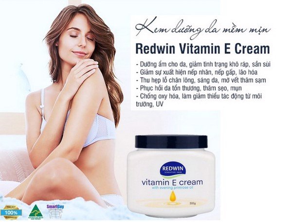 Kem dưỡng da Redwin vitamin E cream 300gam úc