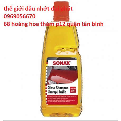 [HCM]Nước rửa xe Sonax 1L