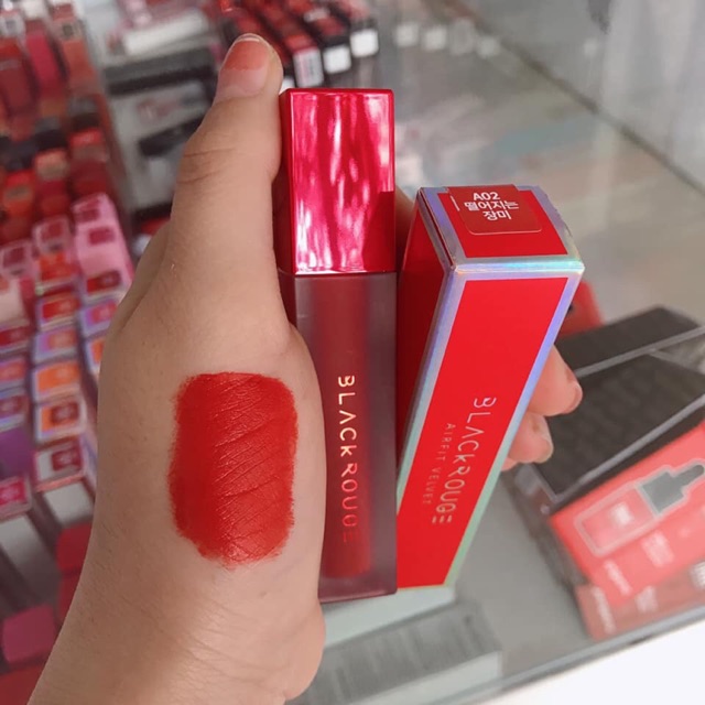 [HCM]Son Black Rouge màu A02 – Đỏ cánh hồng khô