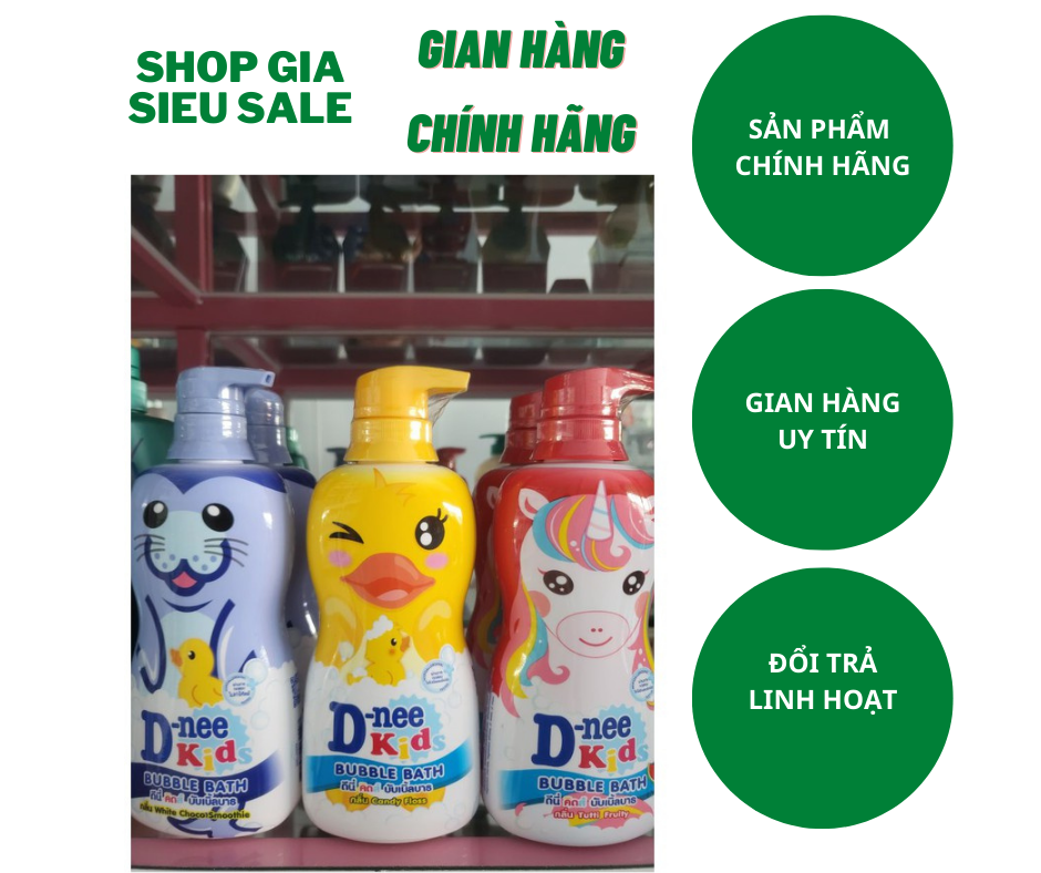 Sữa Tắm Gội Cho Bé Dnee Kids Thái Lan 400ml