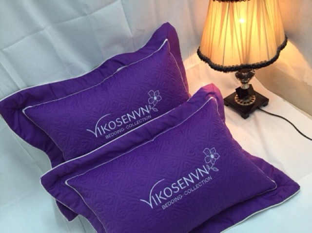 Đôi Vỏ Gối Satin Trần Bông