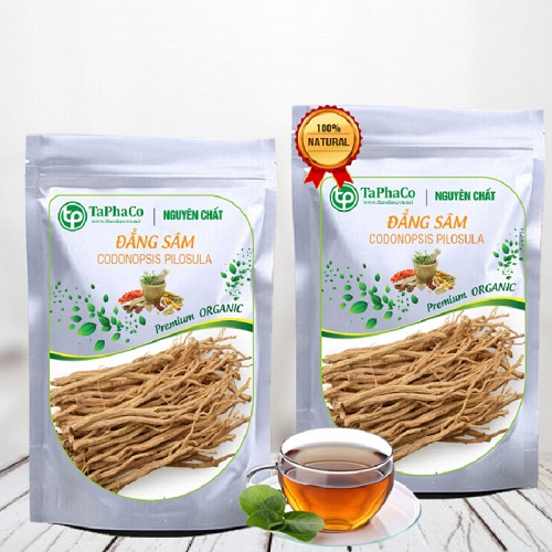 Đẳng sâm khô 500g, Đảng sâm khô, Lộ đẳng sâm - Thảo Dược Tấn Phát