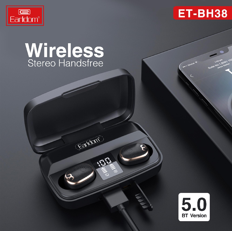 Tai Nghe Bluetooth True Wireless Earldom ET-BH38