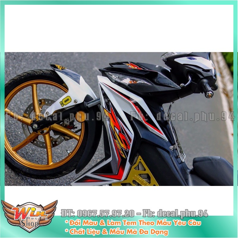 Tem rời Winner Trắng đỏ đen Rs