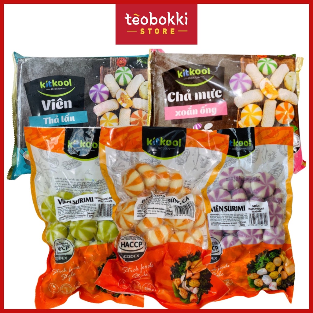 [SHIP HCM] Viên surimi/topping thả lẩu Kitkool 500g