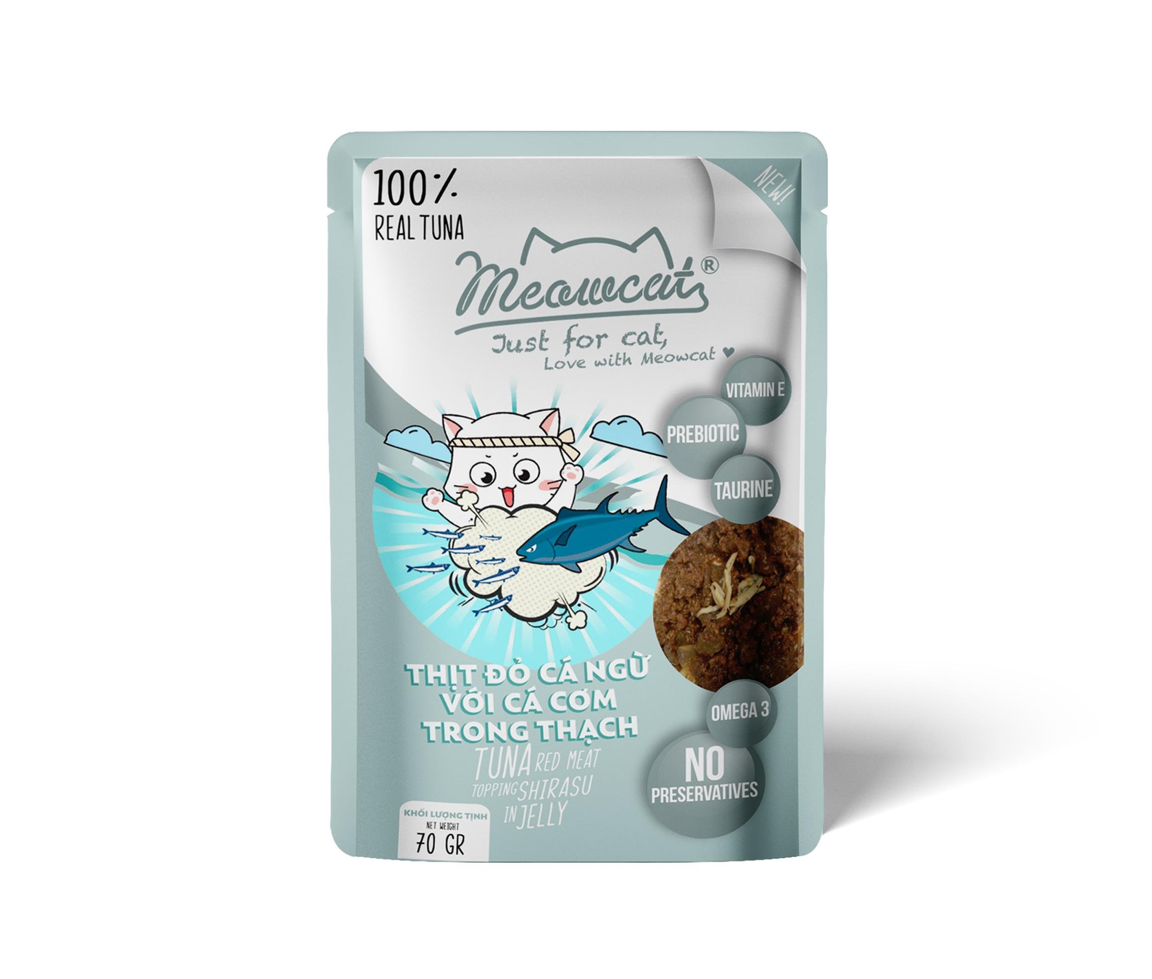 Pate MeowCat cho mèo gói 70g